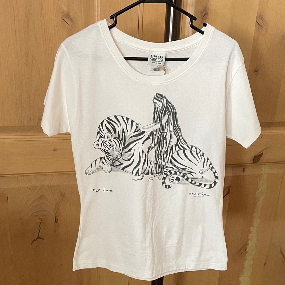 Brand New Tee “Tiger Godiva” Organic Cotton